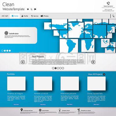 藍色科技風 電子產品網頁設計的現代美學與應用